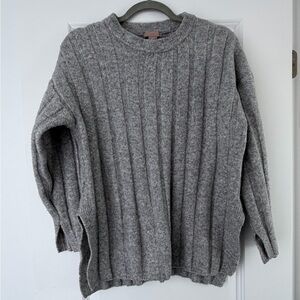 Cozy Gray Co-ord Sweater Set